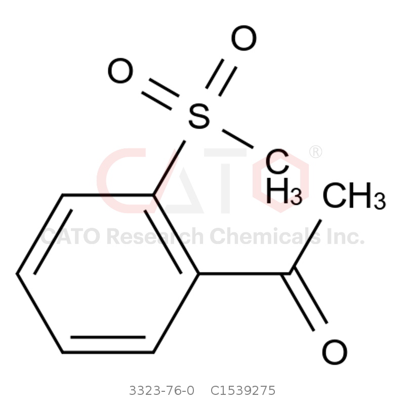 CAS No.:3323-76-0,1-[2-(Methylsulfonyl)phenyl]ethanone