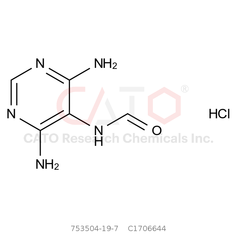 CAS No.:753504-19-7,N-(4,6-二氨基嘧啶-5-基)甲酰胺盐酸盐