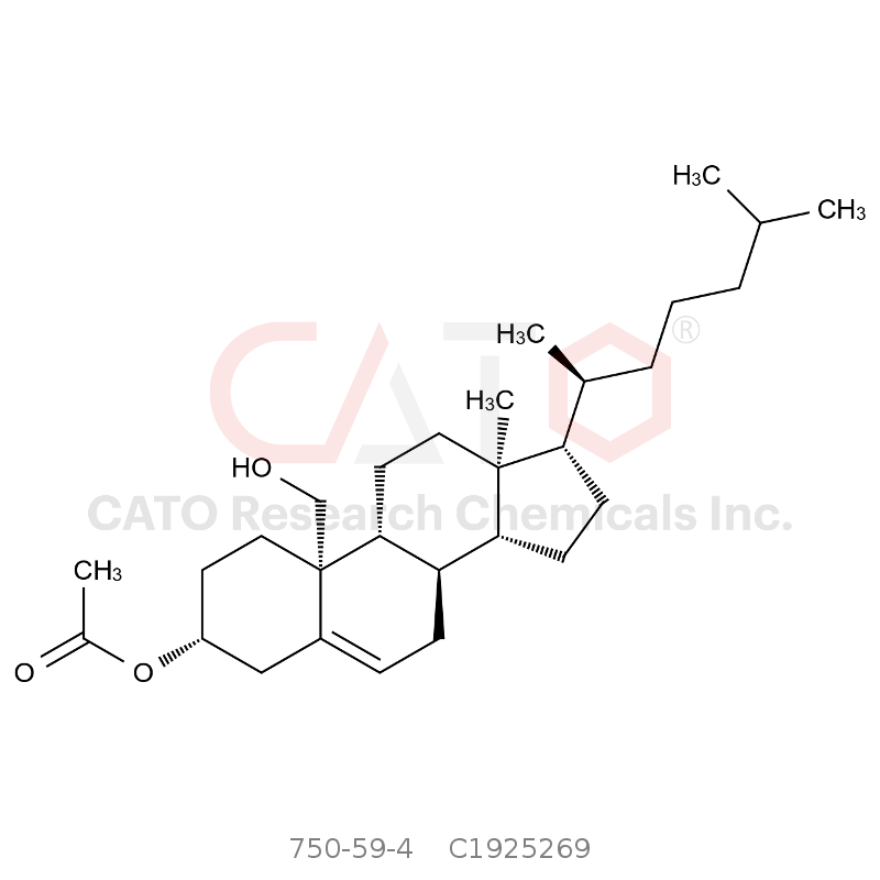 CAS No.:750-59-4,19-Hydroxy Cholesteryl 3-Acetate