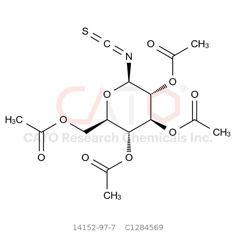 CAS No.:14152-97-7,(2R,3R,4S,5R,6R)-2-(Acetoxymethyl)-6-isothiocyanatotetrahydro-2H-pyran-3,4,5-triyl triacetate