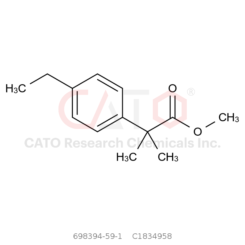 CAS No.:698394-59-1,2-(4-乙基苯基)-2-甲基丙酸甲酯