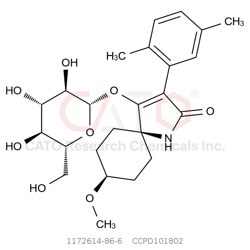 CAS No.:1172614-86-6,螺虫乙酯-烯醇-吡喃葡萄糖
