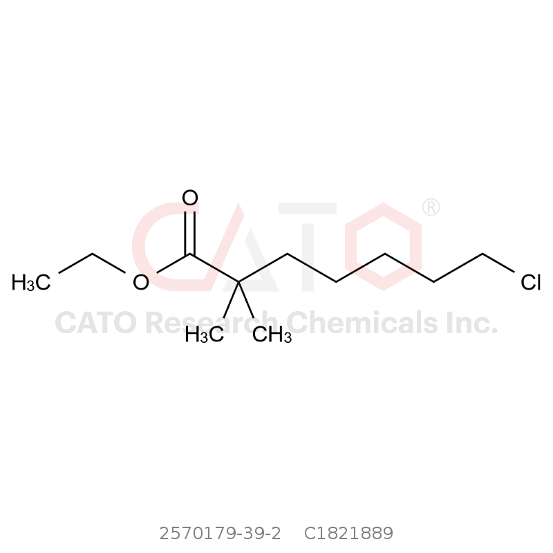 CAS No.:2570179-39-2,乙基7-氯-2,2-二甲基庚酸酯