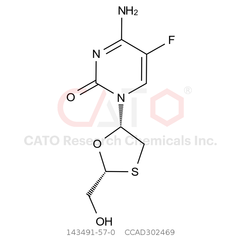 CAS No.:143491-57-0,Emtricitabine