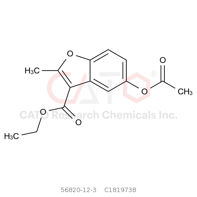CAS No.:56820-12-3,5-乙酰氧基-2-甲基苯并呋喃-3-羧酸乙酯