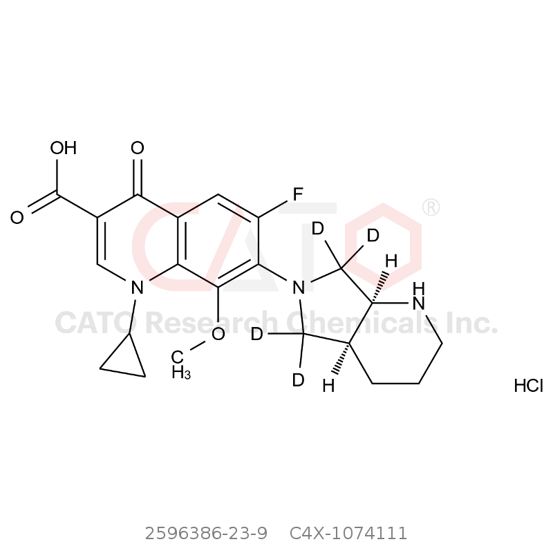 CAS No.:2596386-23-9,rac顺式莫西沙星-d4
