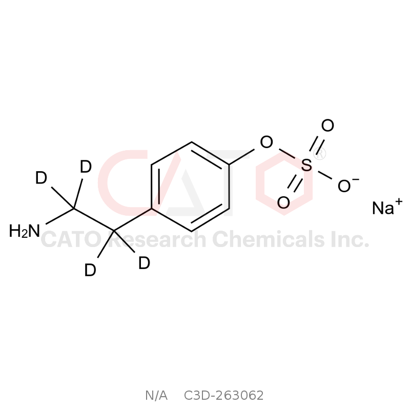 Tyramine O-sulfate-[d4] Sodium Salt