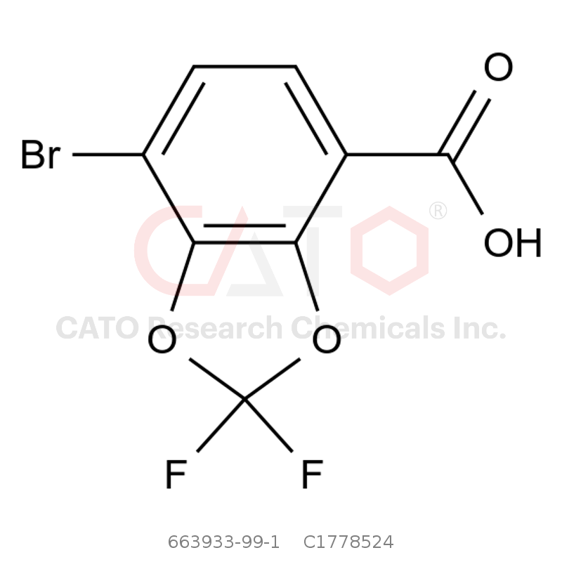 CAS No.:663933-99-1,7-溴-2,2-二氟苯并[d][1,3]二氧杂环戊烯-4-羧酸