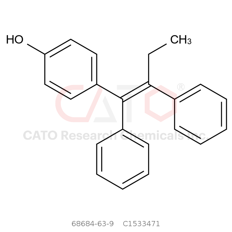 CAS No.:68684-63-9,1,2-Diphenyl-1-(4-hydroxyphenyl)but-1-ene