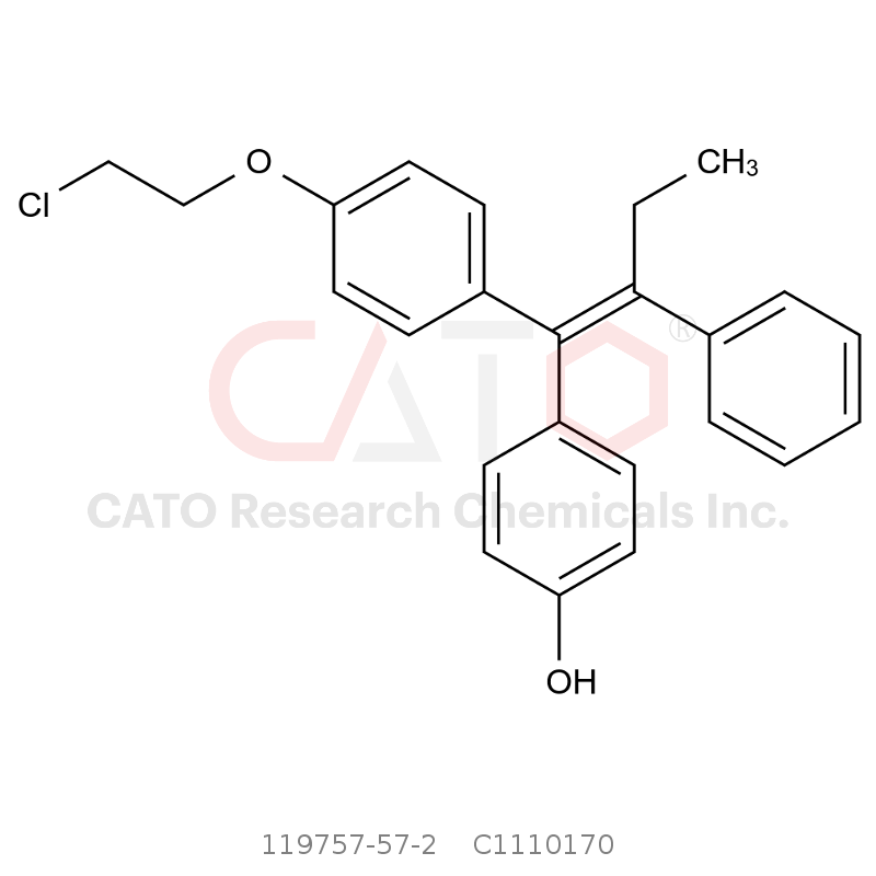 CAS No.:119757-57-2,(E/Z)-1-[4-(2-Chloroethoxy)phenyl]-1-(4-hydroxyphenyl)-2-phenyl-1-butene