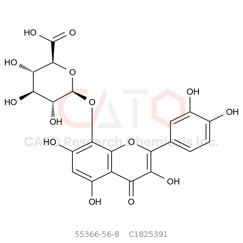 CAS No.:55366-56-8,棉皮素-8-O-β-D-葡萄糖醛酸苷