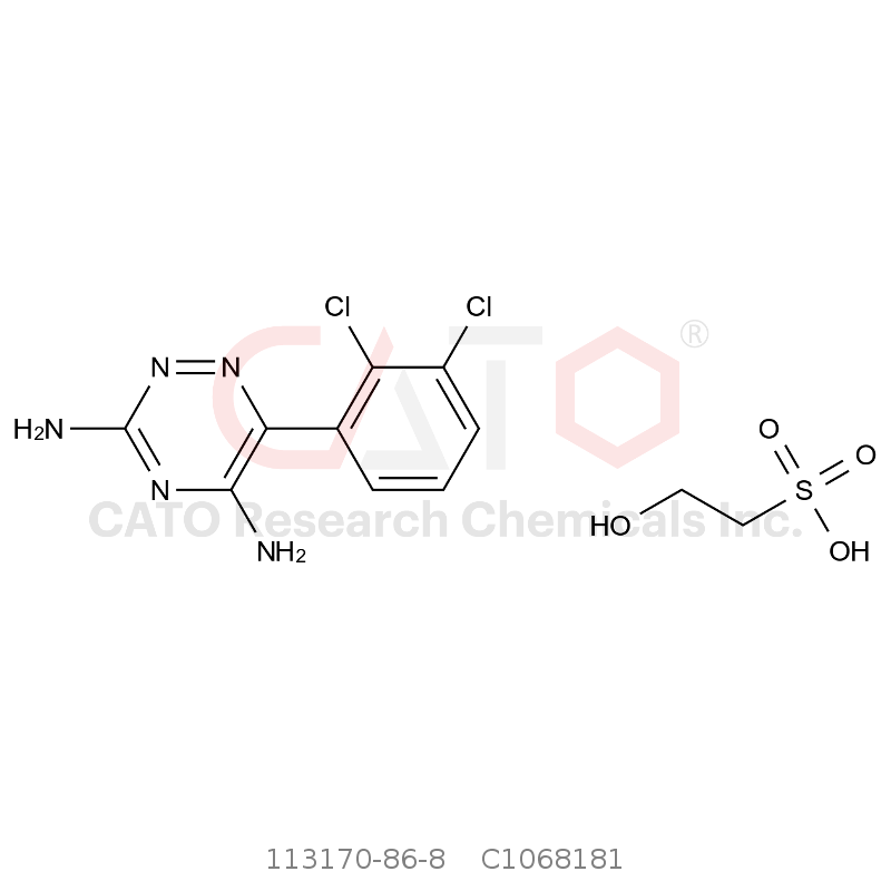 CAS No.:113170-86-8,Lamotrigine Isethionate
