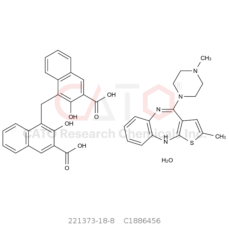CAS No.:221373-18-8,奥氮平巴莫酸盐水合物