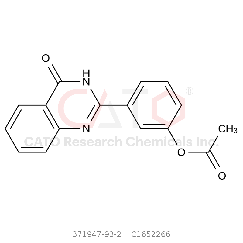 CAS No.:371947-93-2,3-(4-Oxo-3,4-dihydroquinazolin-2-yl)phenyl acetate