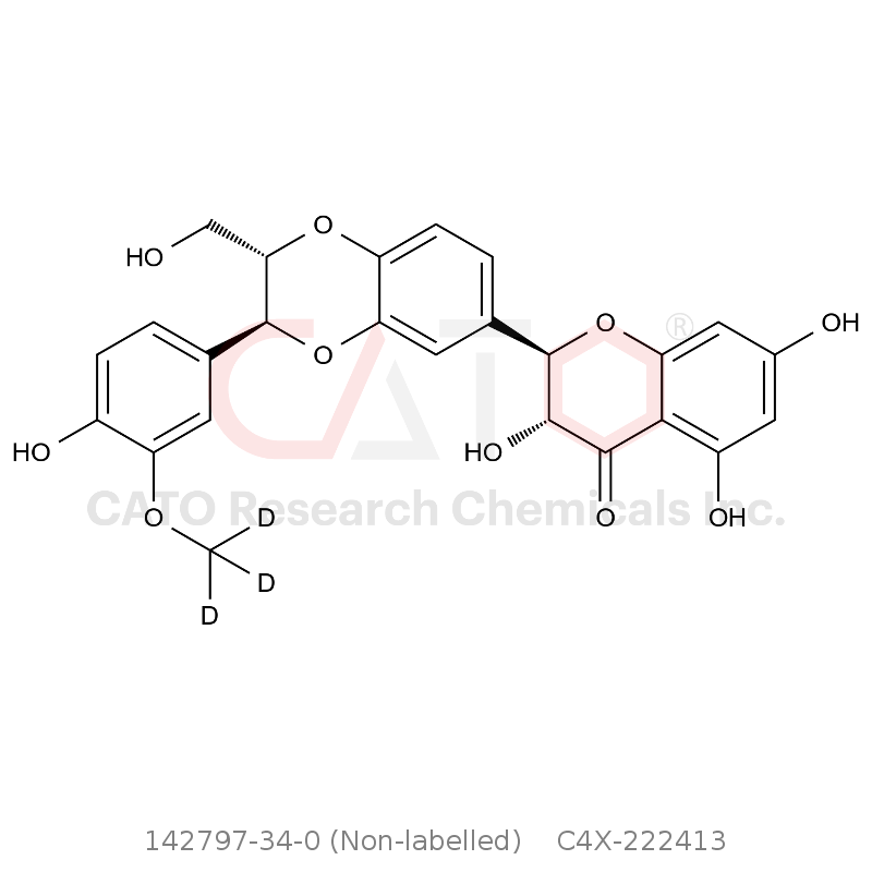 CAS No.:142797-34-0 (Non-labelled),水飞蓟宾B