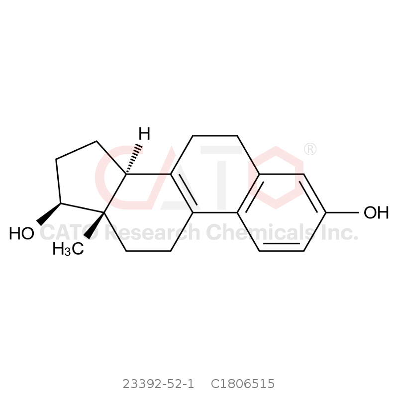 CAS No.:23392-52-1,Estradiol Impurity 2 (17beta-delta8,9-Dehydroestradiol)
