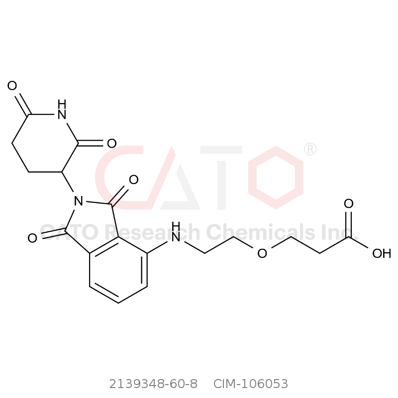 CAS No.:2139348-60-8,3-(2-((2-(2,6-二氧代哌啶-3-基)-1,3-二氧代异吲哚啉-4-基)氨基)乙氧基)丙酸