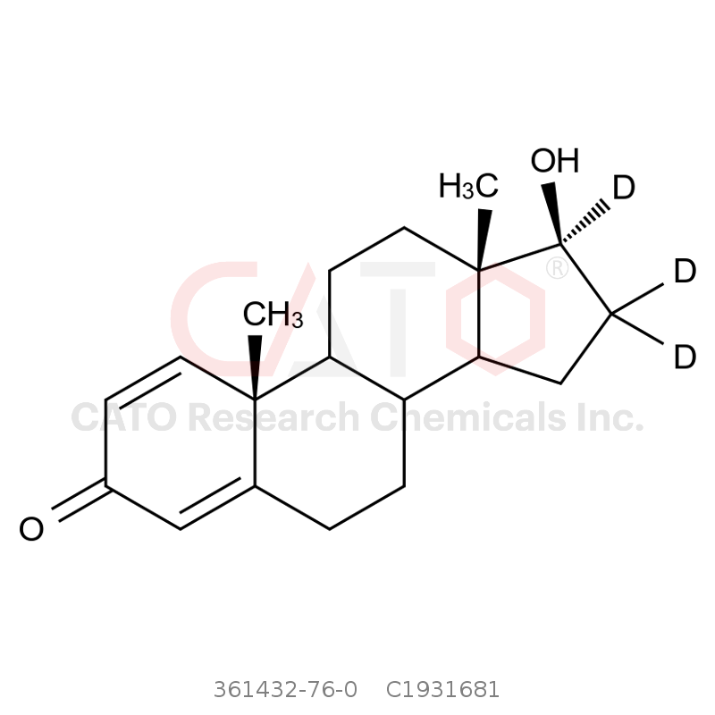 CAS No.:361432-76-0,17 β-boldenone-[D3]