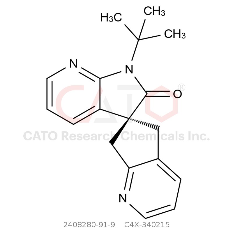 CAS No.:2408280-91-9,(S)-1'-(tert-Butyl)-5,7-dihydrospiro[cyclopenta[b]pyridine-6,3'-pyrrolo[2,3-b]pyridin]-2'(1'H)-one
