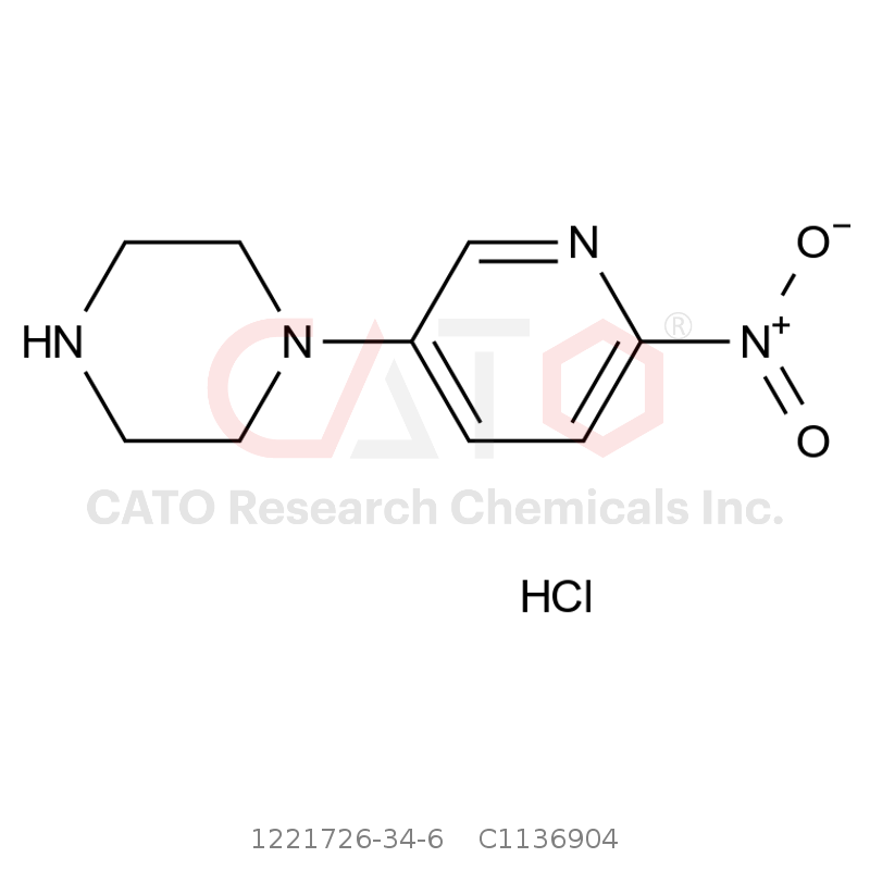 CAS No.:1221726-34-6,1-(6-硝基吡啶-3-基)哌嗪盐酸盐