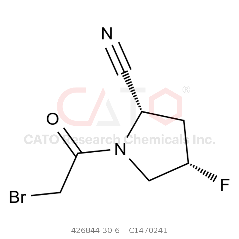 CAS No.:426844-30-6,(2S,4S)-1-(2-Bromoacetyl)-4-fluoropyrrolidine-2-carbonitrile