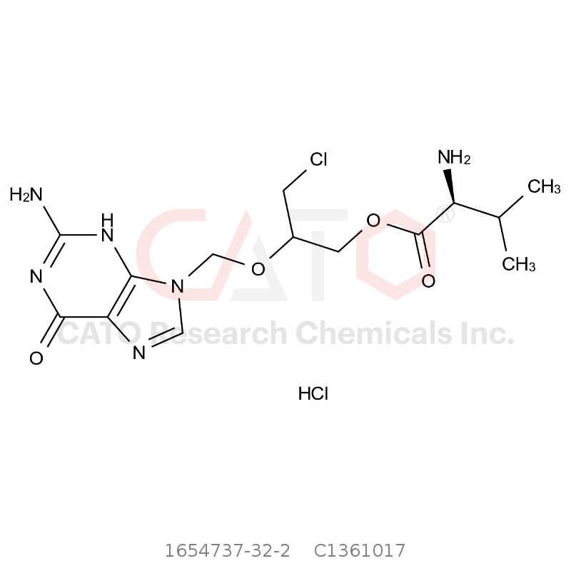 CAS No.:1654737-32-2,Valganciclovir Impurity C17 HCI