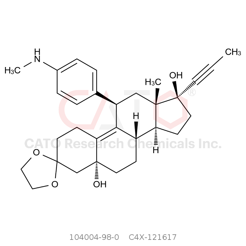 CAS No.:104004-98-0,米非司酮杂质17