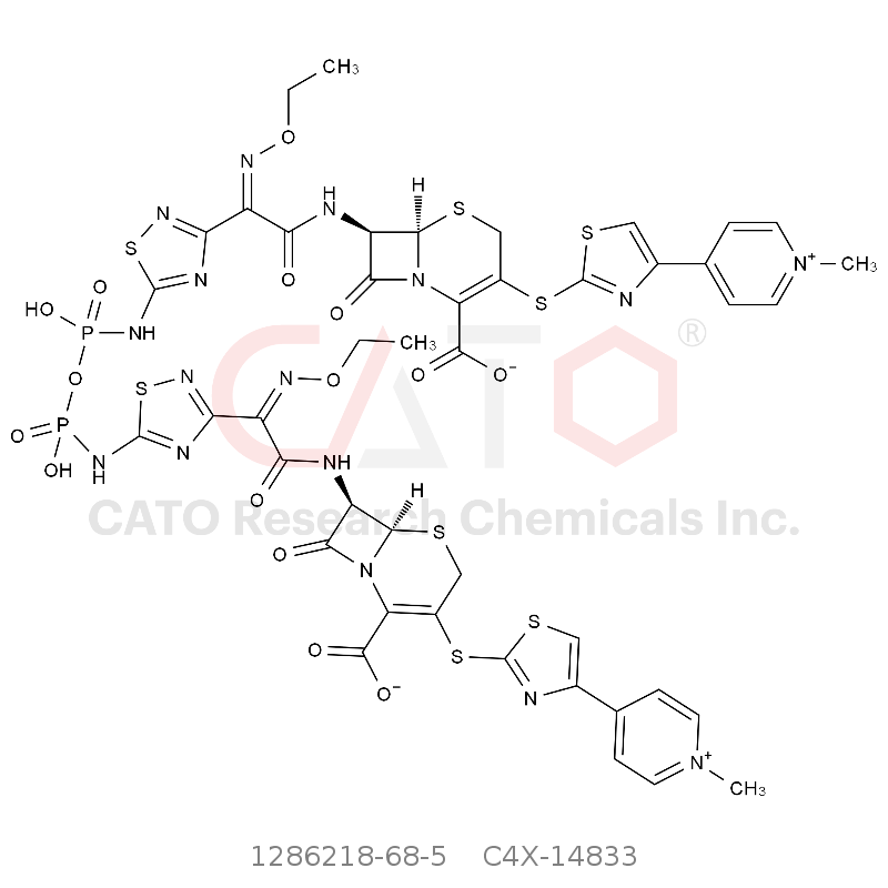 CAS No.:1286218-68-5,Ceftaroline Impurity 3