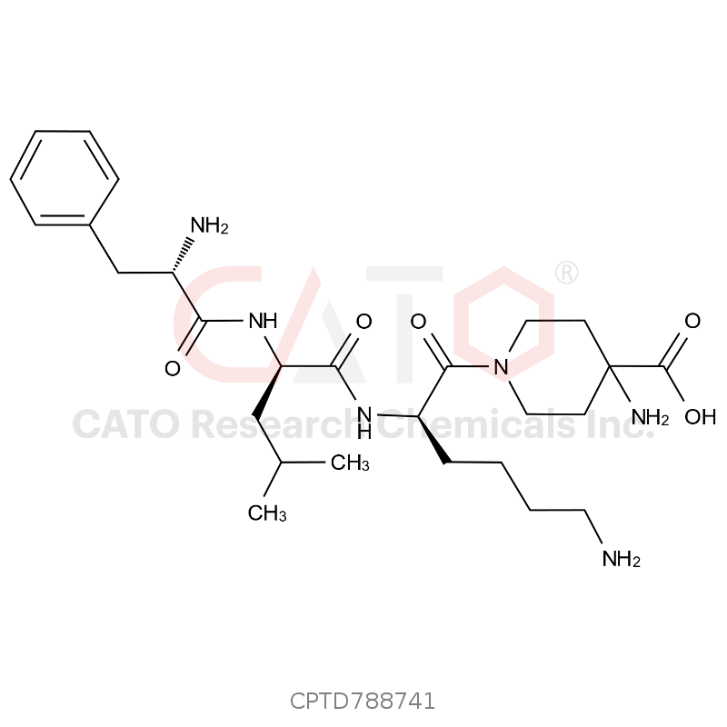 1-(L-苯丙氨酰-D-亮氨酰-D-赖氨酸)-4-氨基哌啶-4-羧酸