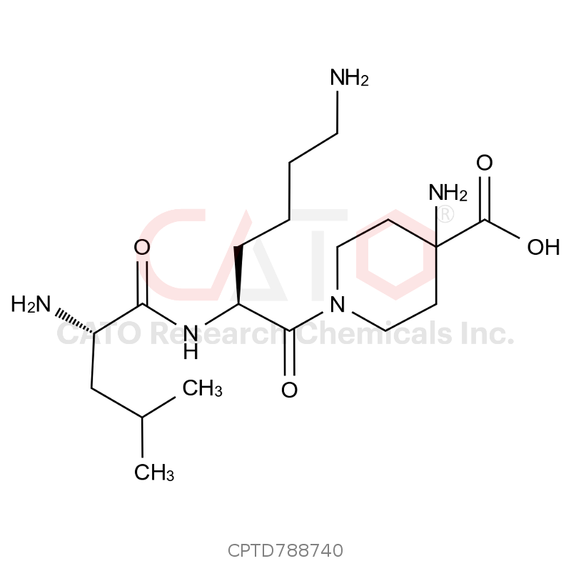 1-(L-亮氨酰-L-赖氨酰)-4-氨基哌啶-4-羧酸
