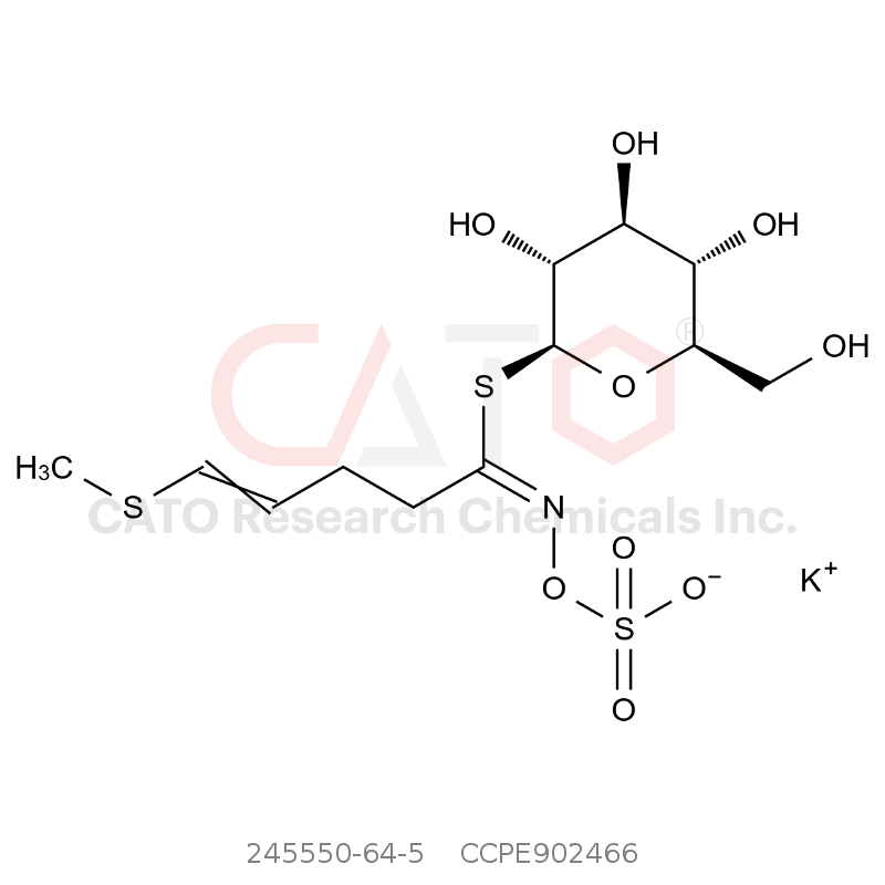 CAS No.:245550-64-5,4-甲硫基-3-丁烯基硫代葡萄糖苷钾盐(Z/E 混合物)