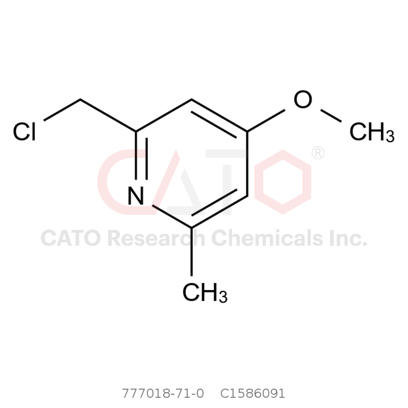 CAS No.:777018-71-0,2-(Chloromethyl)-4-methoxy-6-methylpyridine