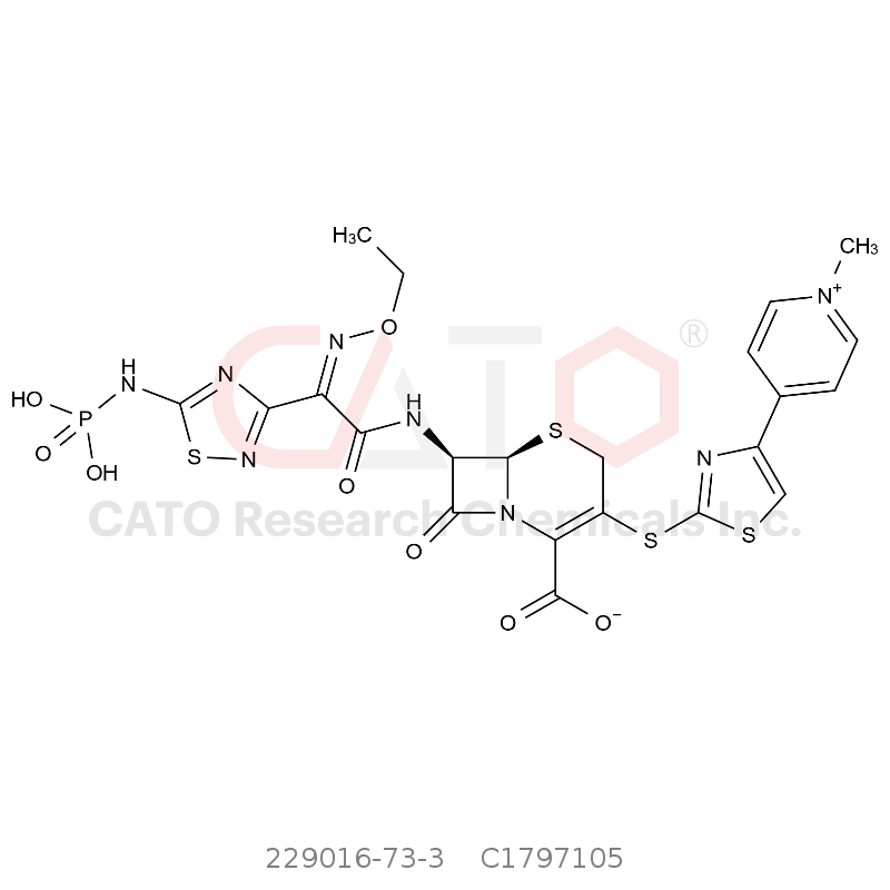 CAS No.:229016-73-3,Ceftaroline Fosamil Impurity 7