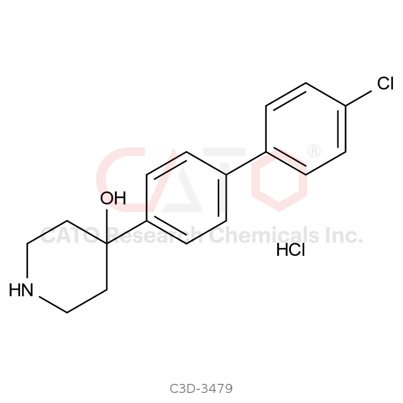 4-(4'-chloro-[1,1'-biphenyl]-4-yl)piperidin-4-ol hydrochloride