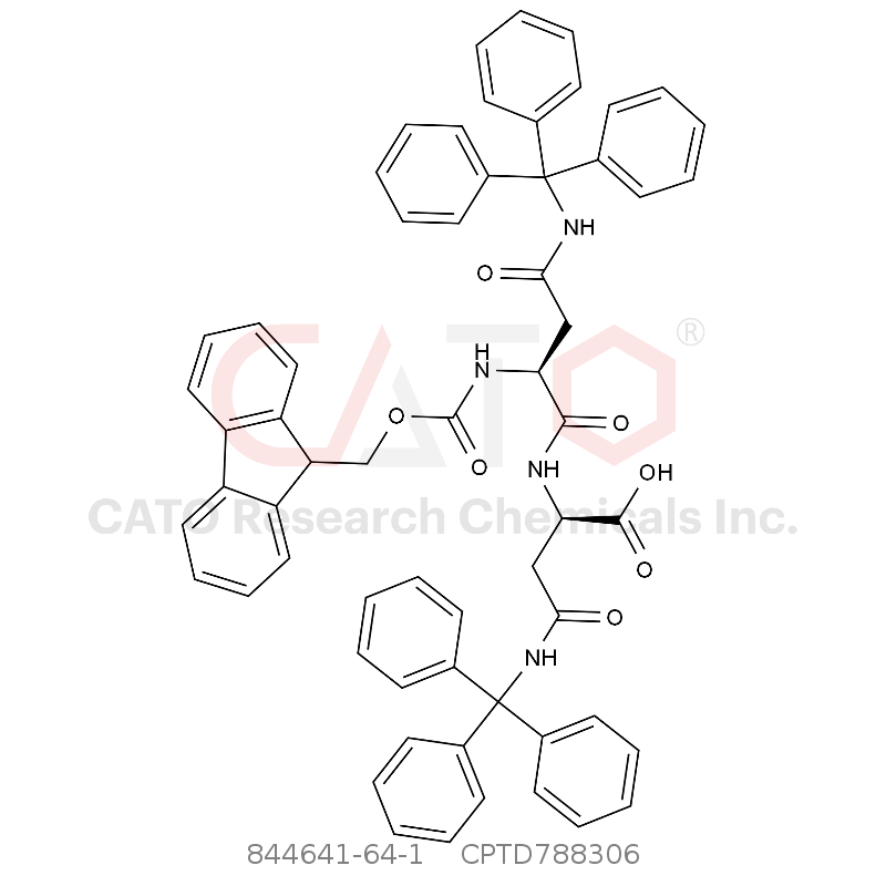 CAS No.:844641-64-1,Fmoc-天冬酰胺(Trt)-天冬酰胺(Trt)-OH