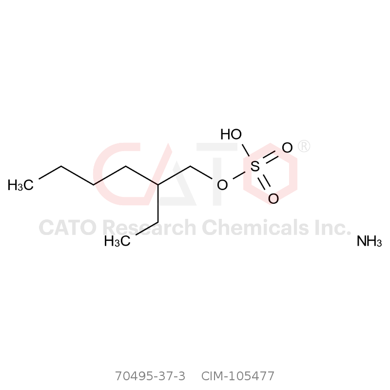CAS No.:70495-37-3,2-Ethylhexyl hydrogen sulfate, ammonia salt