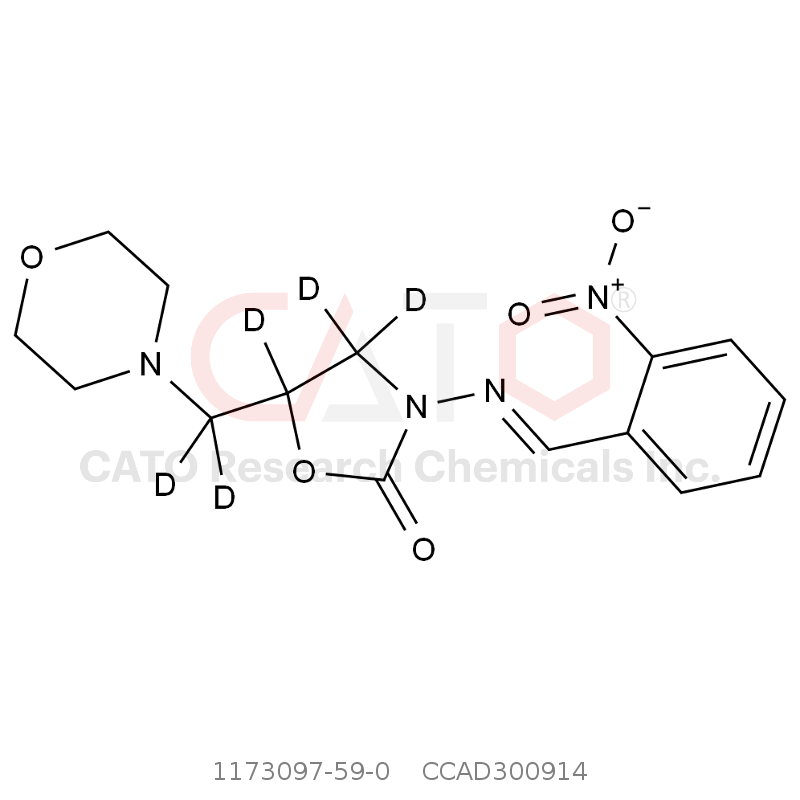 CAS No.:1173097-59-0,2-NP-呋喃妥因-D5