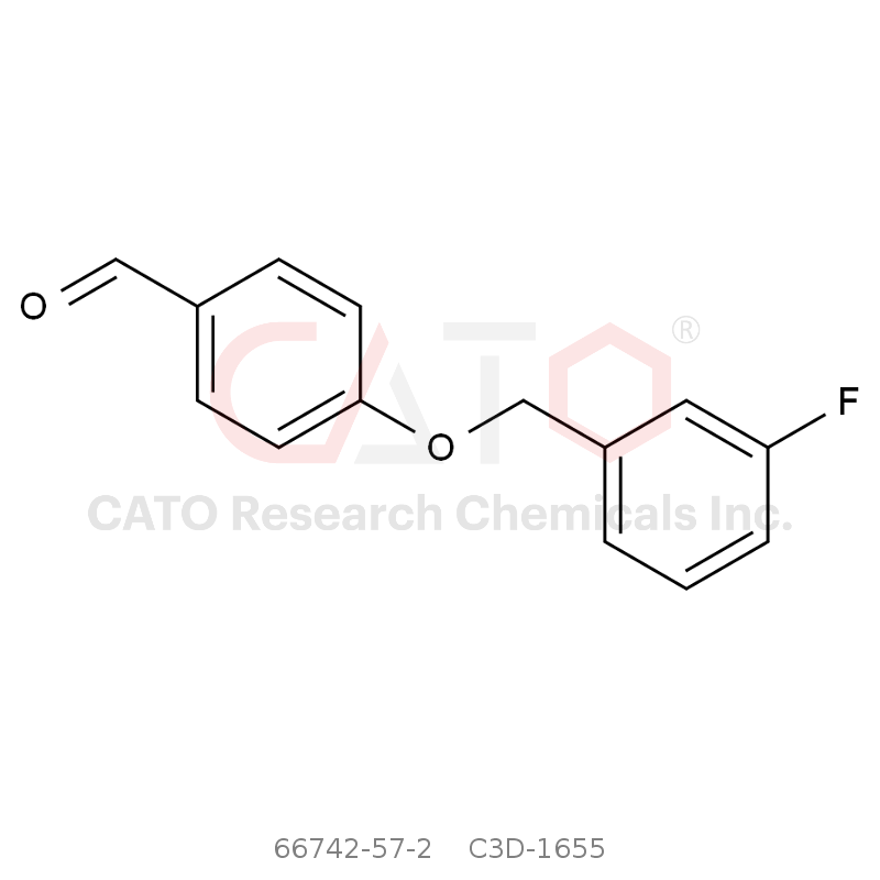 CAS No.:66742-57-2,4-（3-氟-苄氧基）-苯甲醛