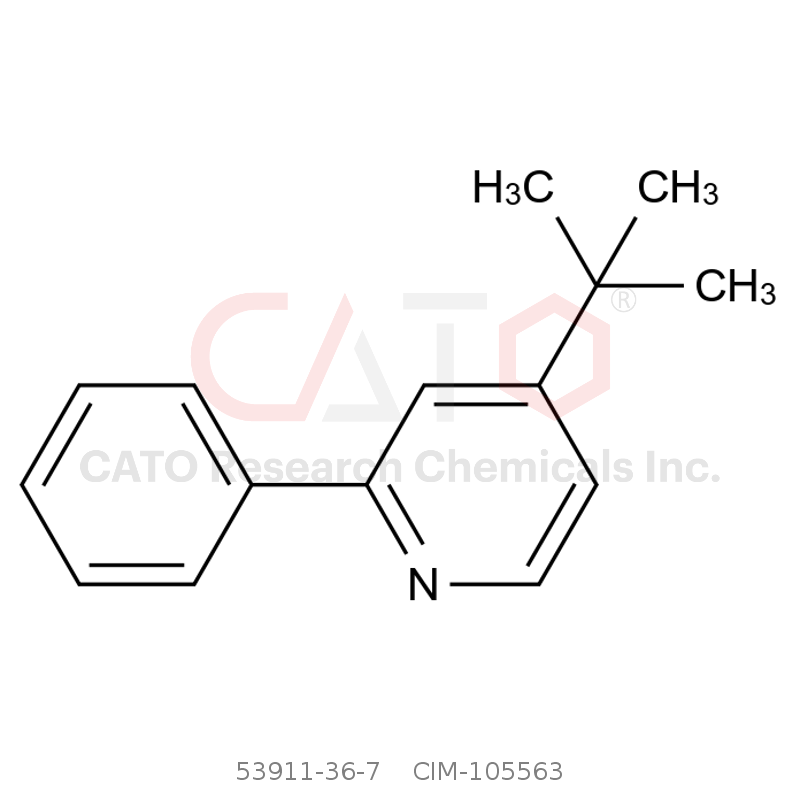 CAS No.:53911-36-7,4-(tert-Butyl)-2-phenylpyridine