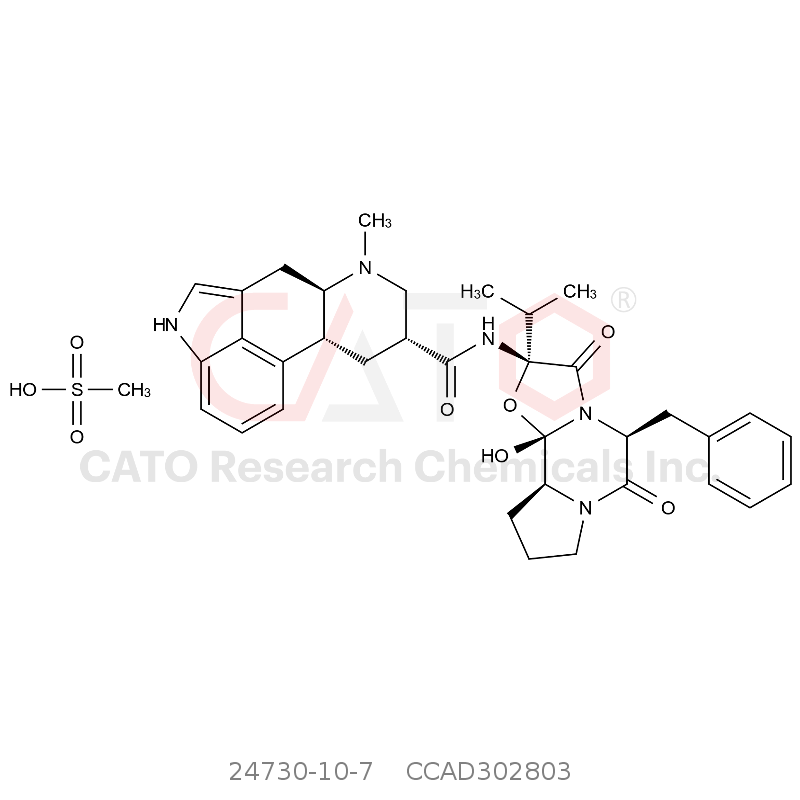 CAS No.:24730-10-7,9,10-Dihydroergocristine Methanesulfonate