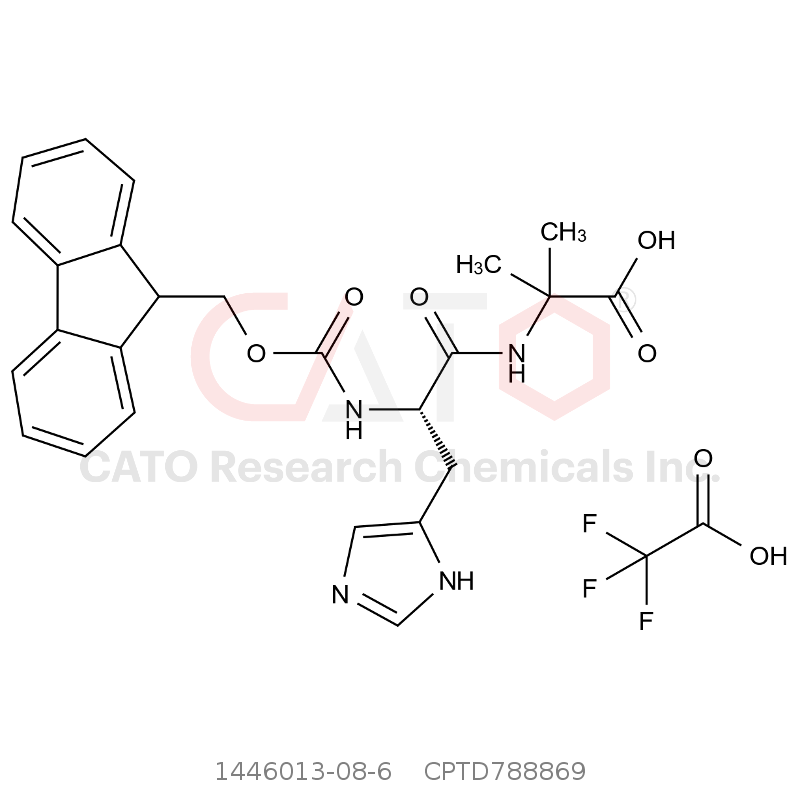 CAS No.:1446013-08-6,Fmoc-His-Aib-OH TFA