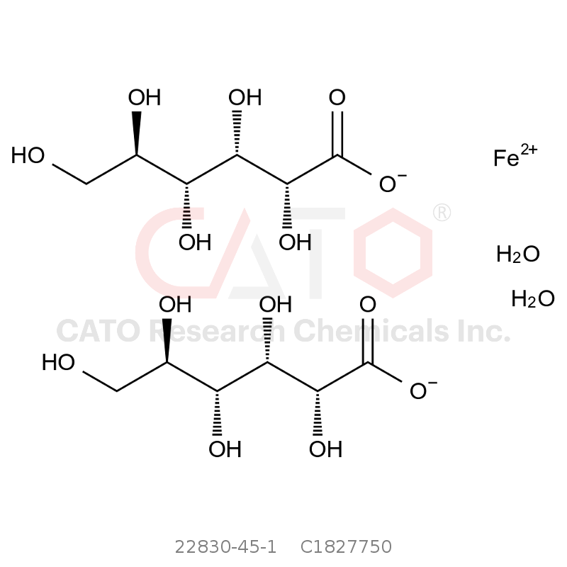 CAS No.:22830-45-1,Iron(II) D-gluconate dihydrate