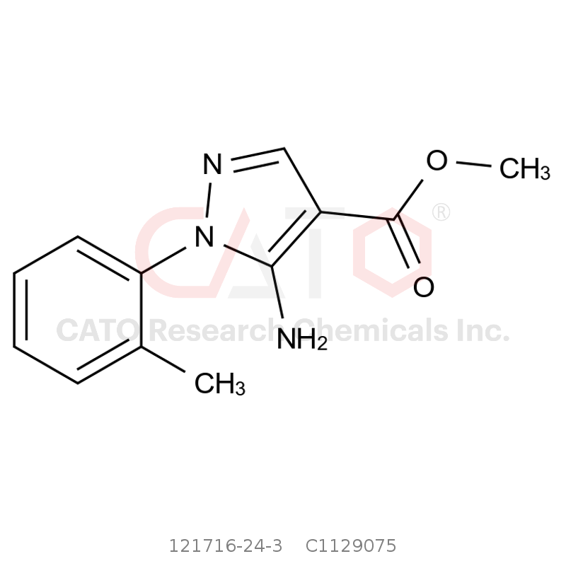 CAS No.:121716-24-3,5-氨基-1-（2-甲基苯基）-1H-吡唑-4-甲酸甲酯