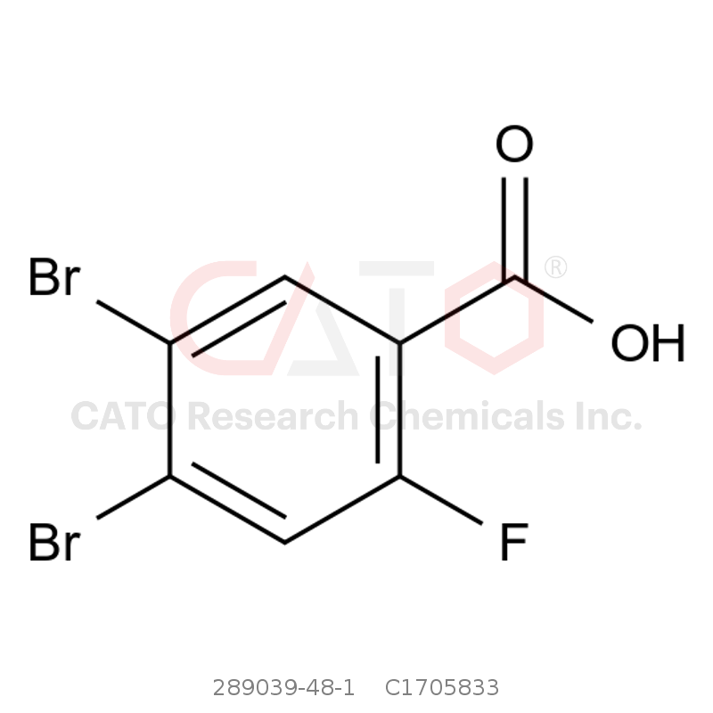 CAS No.:289039-48-1,2-氟-4,5-二溴苯甲酸