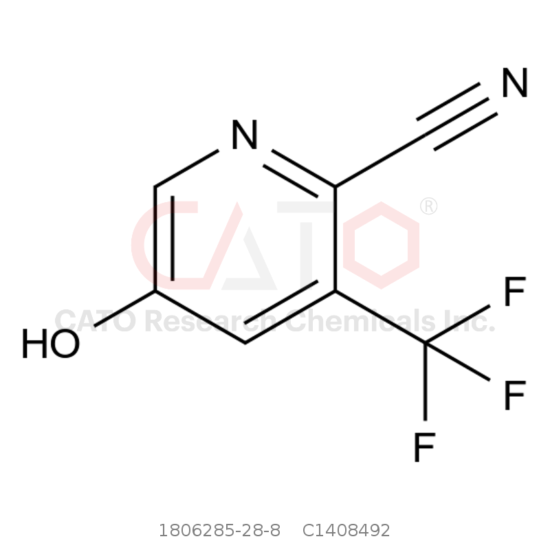 CAS No.:1806285-28-8,5-羟基-3-（三氟甲基）-2-吡啶腈