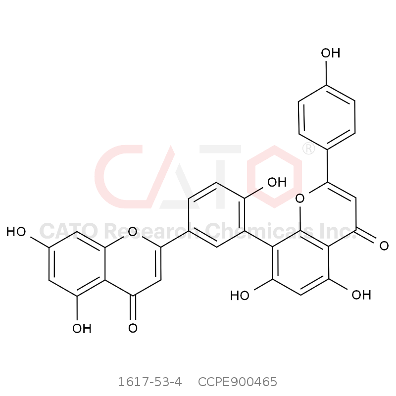 CAS No.:1617-53-4,穗花杉双黄酮