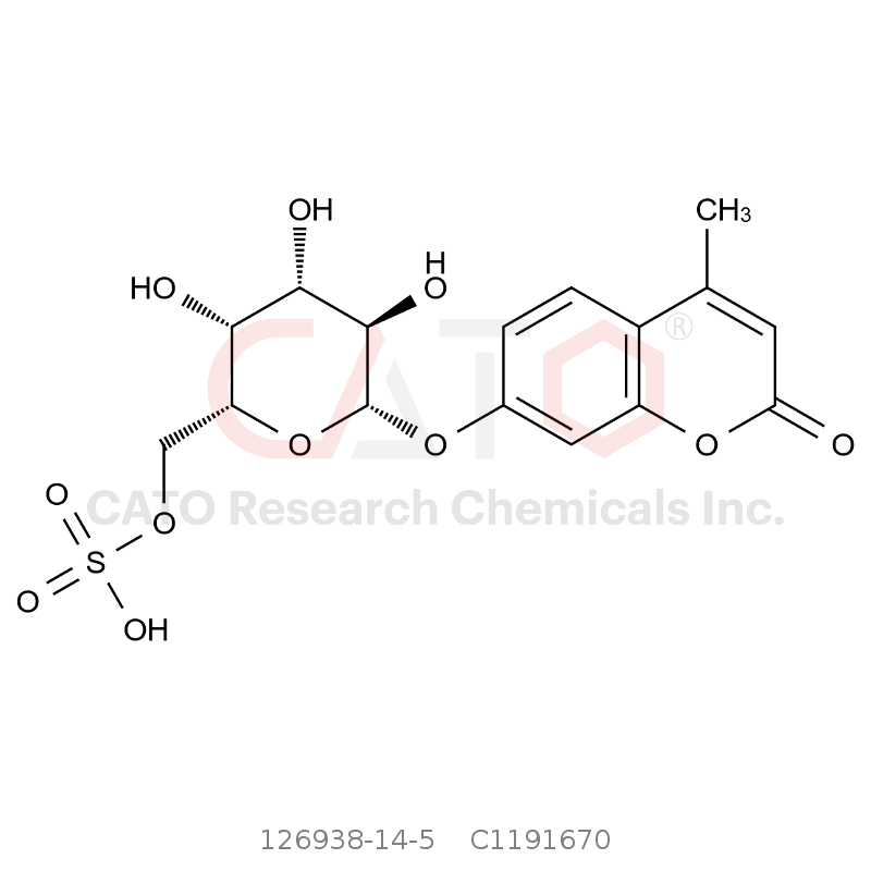 CAS No.:126938-14-5,4-甲基香豆素基-β-D-吡喃半乳糖苷-6-硫酸