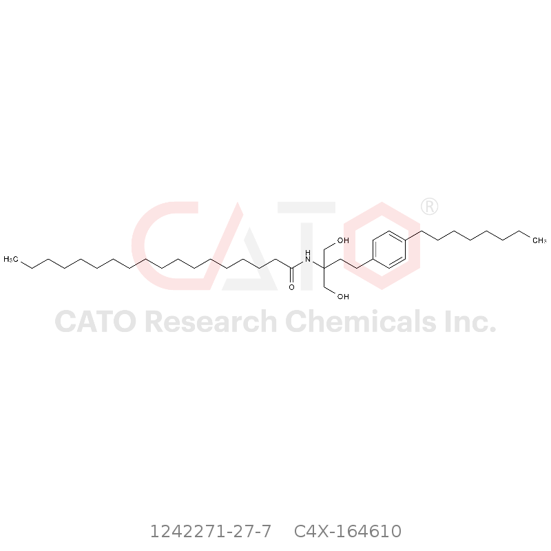 CAS No.:1242271-27-7,Fingolimod Stearate Amide
