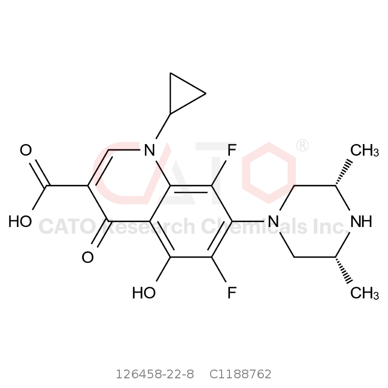 CAS No.:126458-22-8, 
奥比沙星EP杂质D