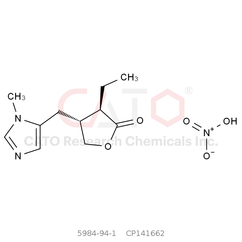 CAS No.:5984-94-1,毛果芸香碱EP杂质A（硝酸）（提供盐酸盐C4X-24011）